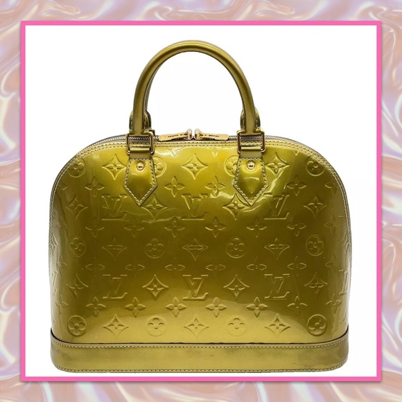 Louis Vuitton Gold Vernis Alma PM EUC! - Picture 6 of 7